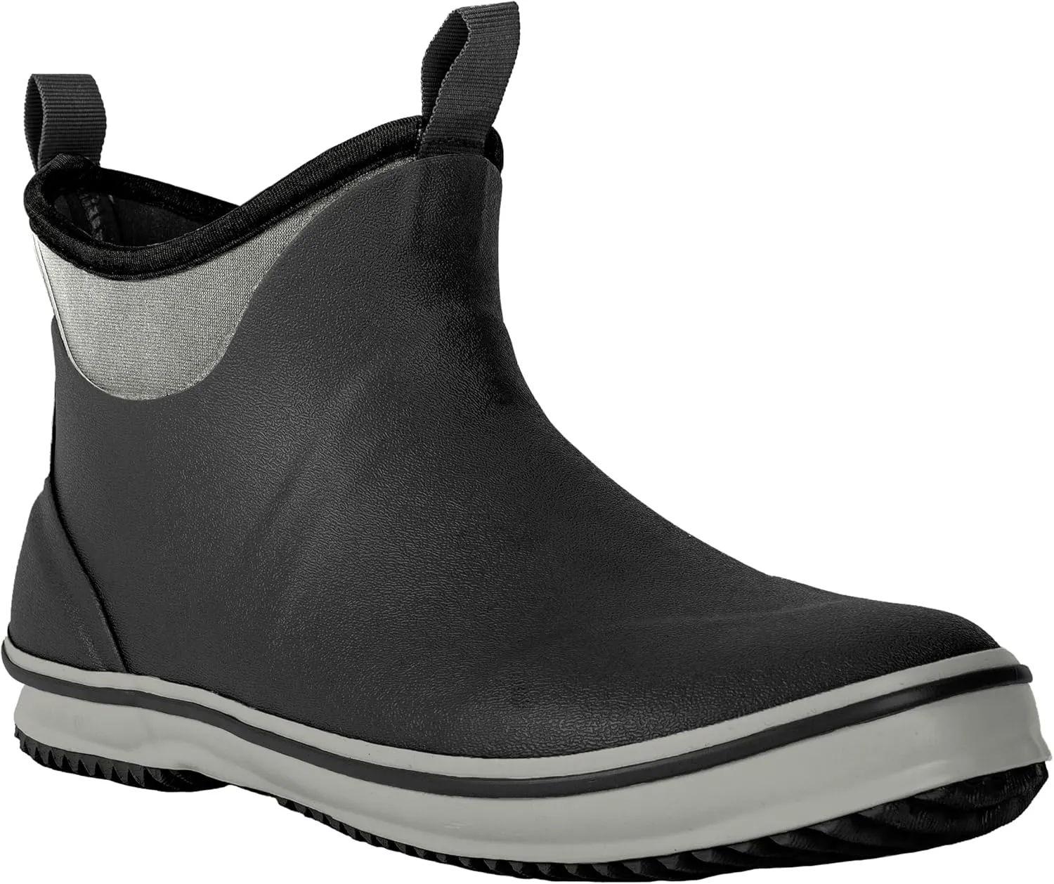 Ubon Men's Deck Boots Waterproof Fishing Boots Outdoor Rubber Ankle Rain Boots