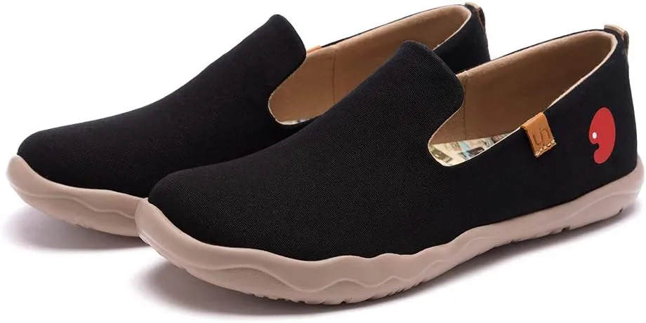UIN Men's Slip Ons Color Loafers Canvas Lightweight Sneakers Walking Casual Art Painted Travel Shoes