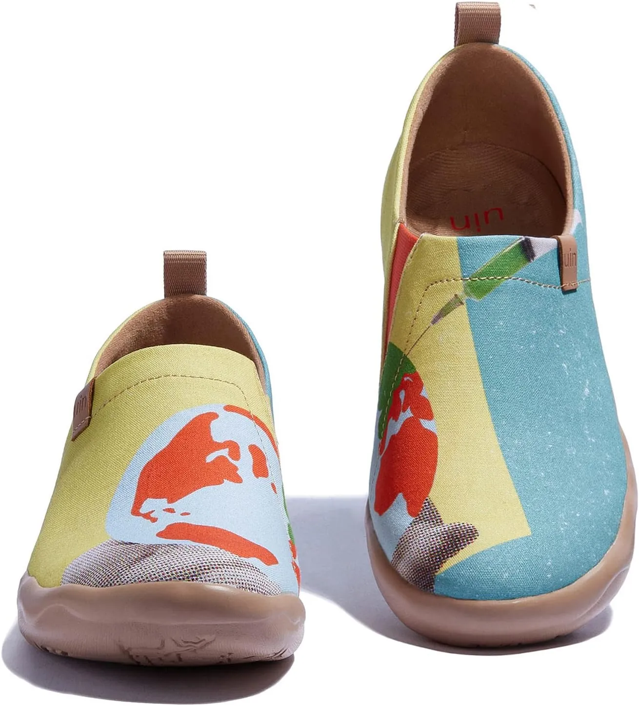 UIN Women's Walking Travel Shoes Slip On Microfiber Casual Loafers Lightweight Comfort Fashion Sneaker Toledo