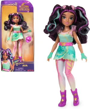 Unicorn Academy, Ava Doll with 7 Accessories, 9.5”, Dolls & Unicorn Toys for Girls Ages 4 and up
