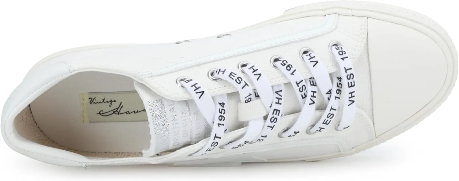 Vintage Havana Women’s Alive Fashion Sneakers | Casual Lace up Shoes | Low Top | Comfortable Walking Shoes