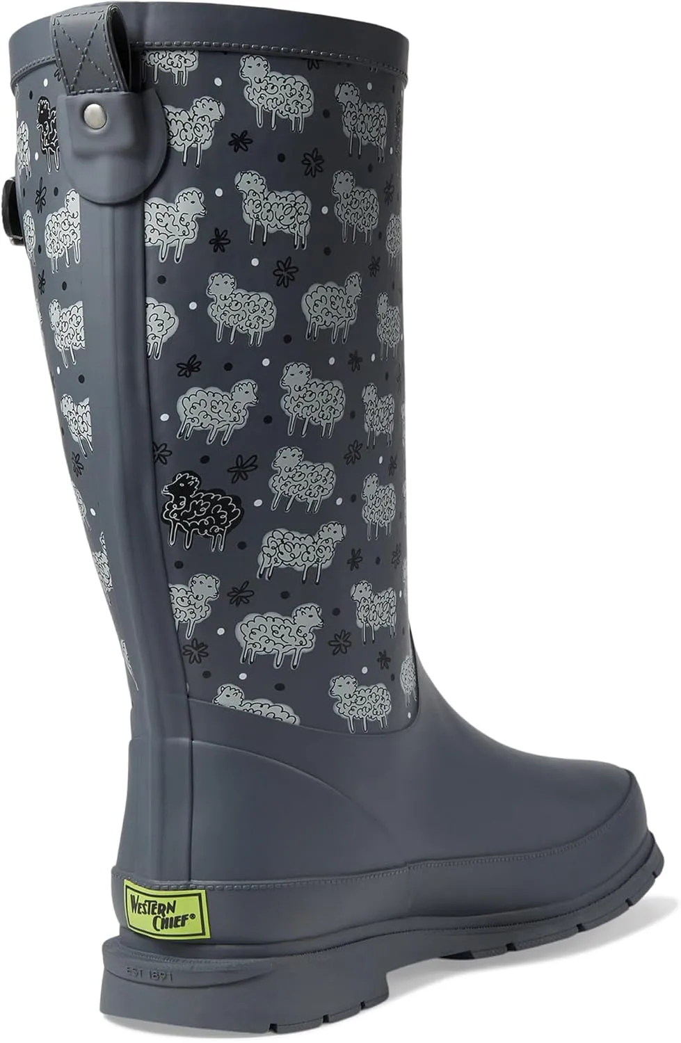 Western Chief Women's Tall Waterproof Rain Boot Outdoor Garden Shoes