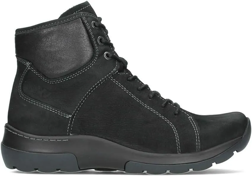 Wolky US-Ambient WP Womens Hiking Comfort Ankle Boots - Waterproof Anti-Slip Flexible Rubber Outsole - Easily Adjustable - Made from Genuine Leather in USA