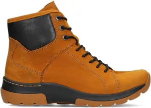 Wolky US-Ambient WP Womens Hiking Comfort Ankle Boots - Waterproof Anti-Slip Flexible Rubber Outsole - Easily Adjustable - Made from Genuine Leather in USA