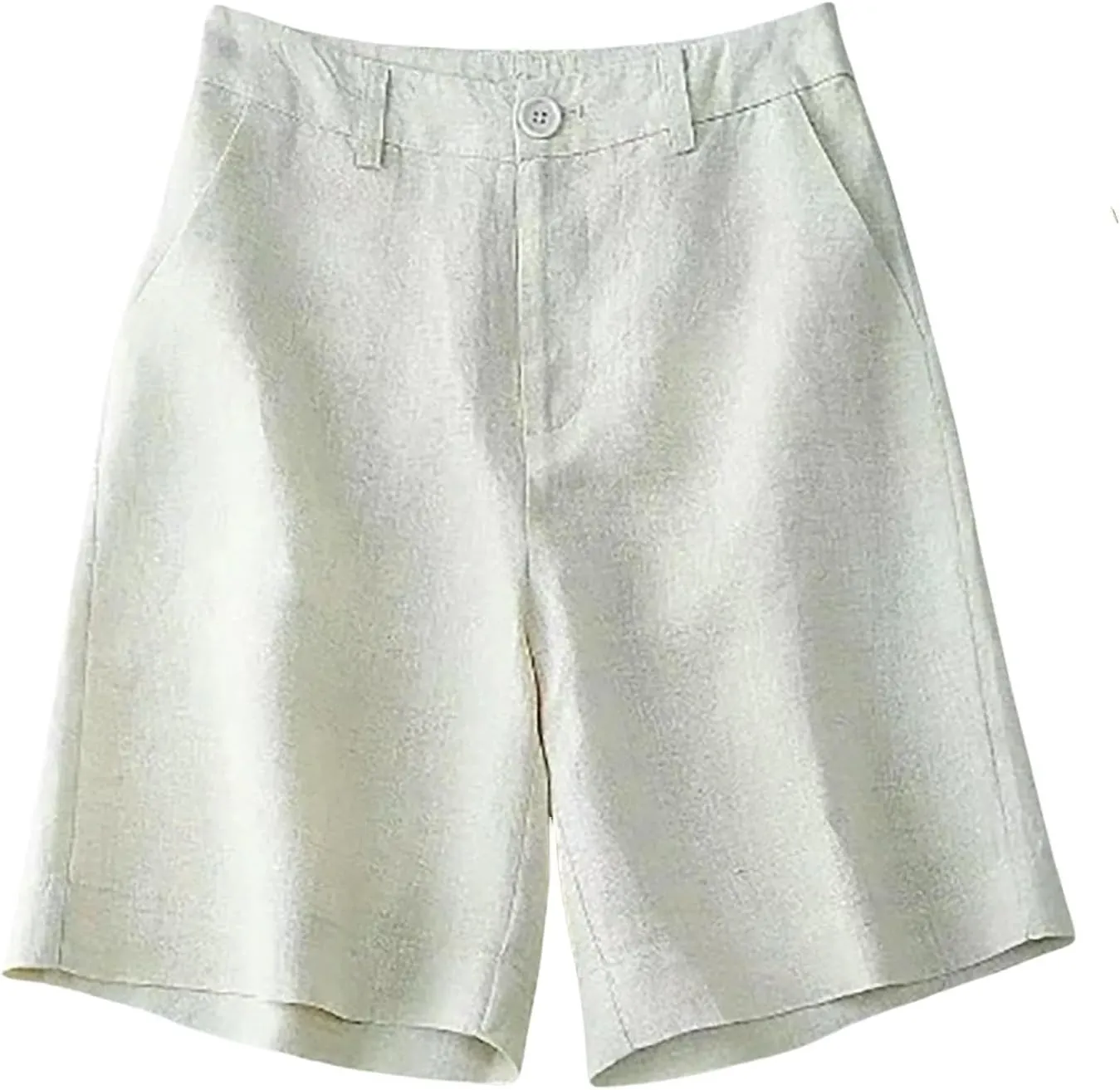 Womens Casual Elastic Breathable Loose Half Length Pants Womens Shorts with Pocket Sports Fashion
