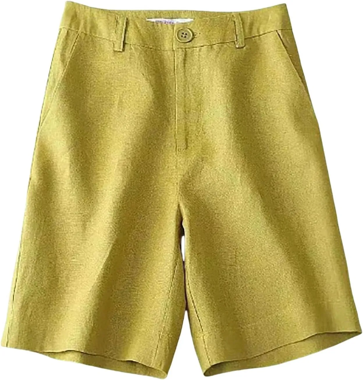 Womens Casual Elastic Breathable Loose Half Length Pants Womens Shorts with Pocket Sports Fashion