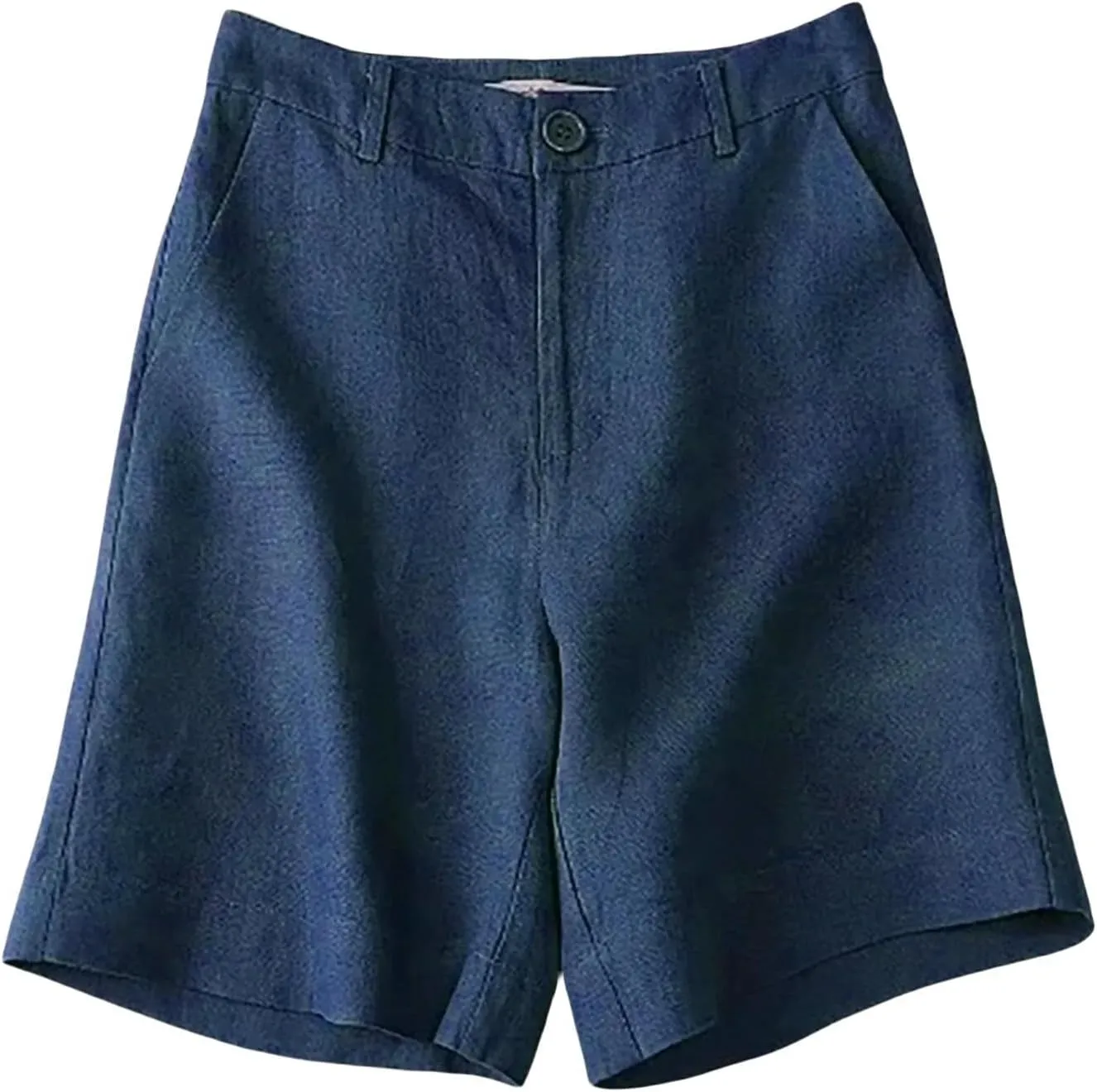 Womens Casual Elastic Breathable Loose Half Length Pants Womens Shorts with Pocket Sports Fashion
