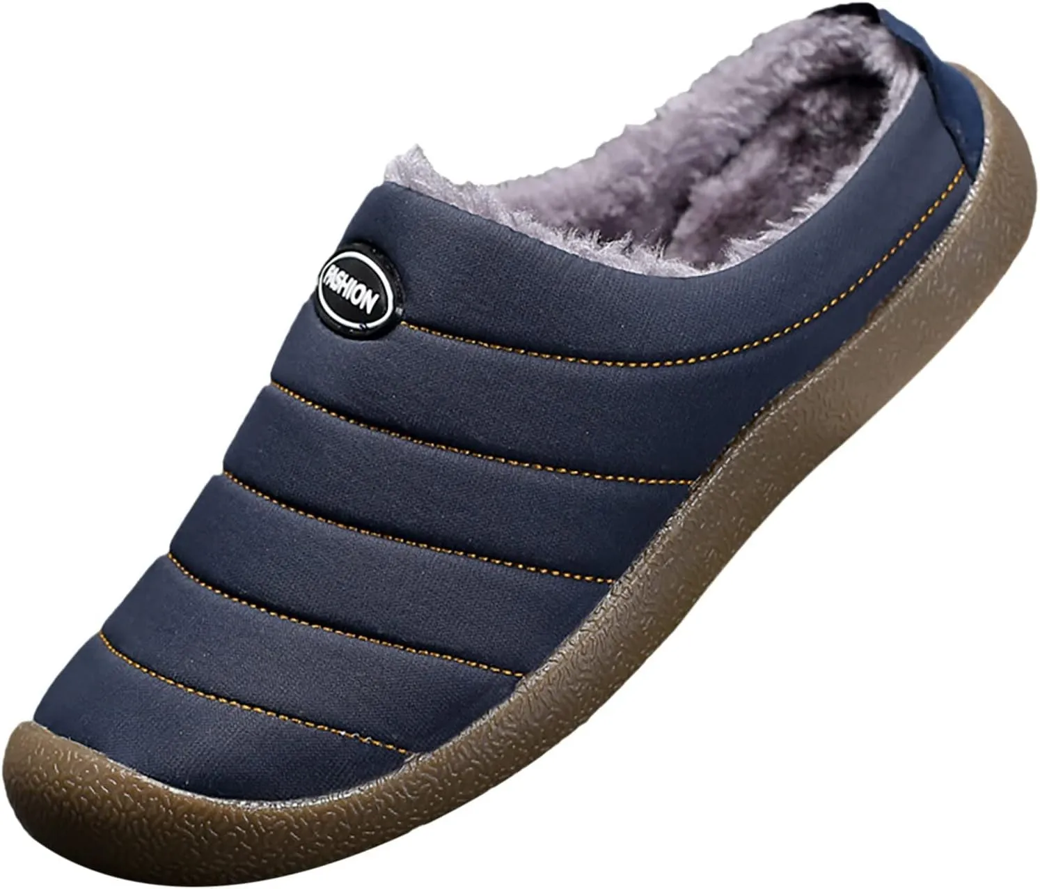 Women's Cotton Slippers Plus Velvet Warm Household Boots Soft Flat Soled Snow Boots Lightweight Winter Boots