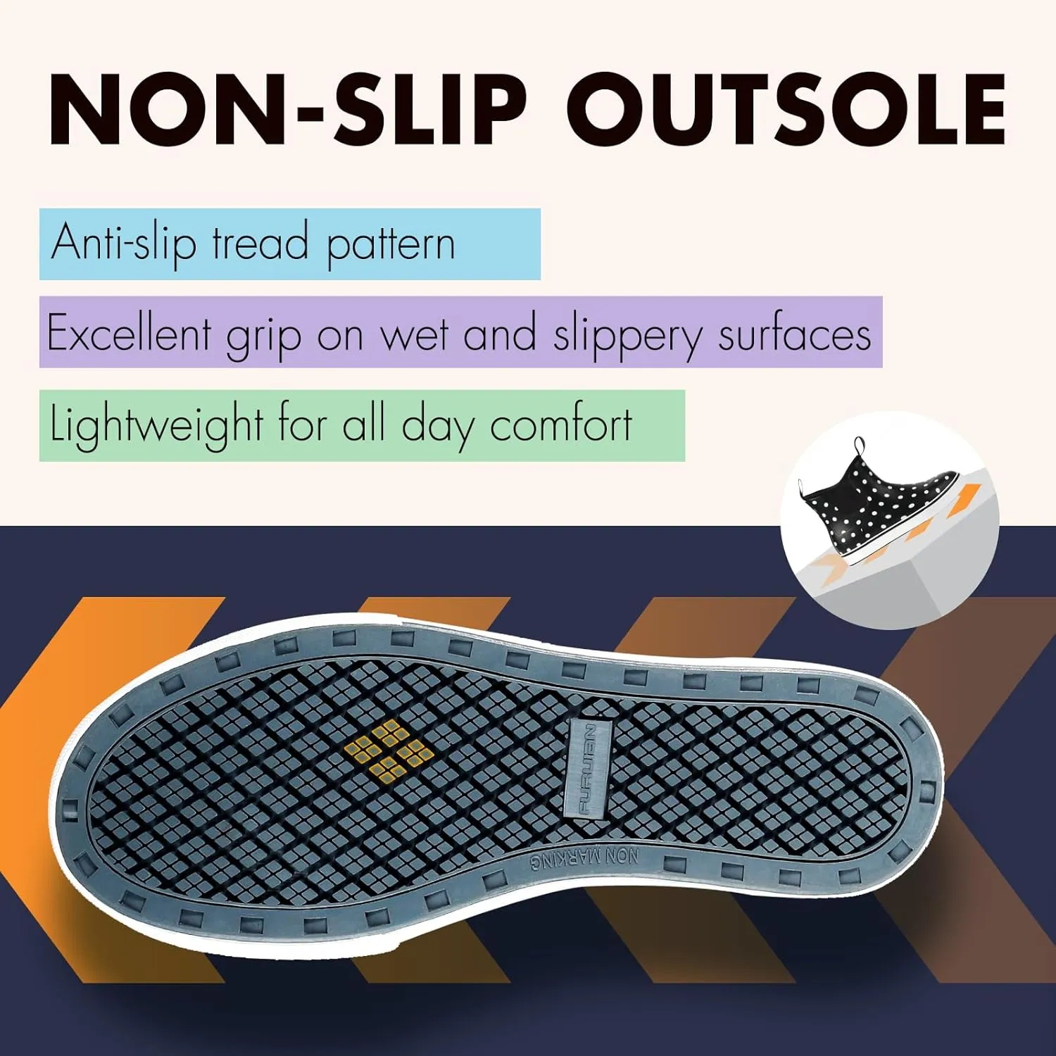 Women's Deck Boots Ankle Rain Boots Fishing Boots Rubber Waterproof Slip-Resistant Outdoor Work Shoes