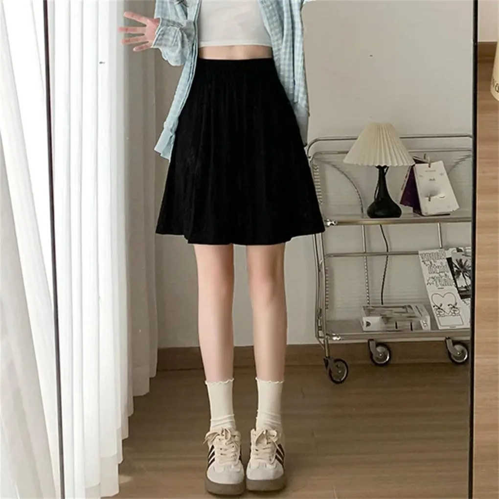 Women's Loose Wide Leg Shorts Solid Color Sweet Drawstring High Waist Jogging Pants
