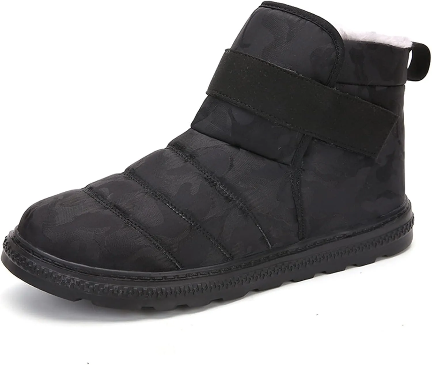 Womens Snow Boots 2024 Fully Fur Lined Slip On Ankle Booties Causal Thickening Warm Outdoor Walking Boots Shoes