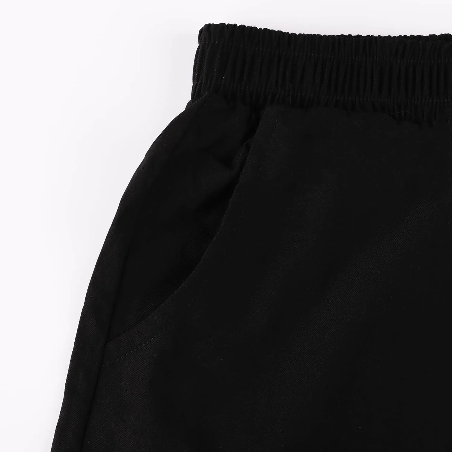 Womens Y2k Cargo Shorts Elastic Waist Wide Leg Short Pants Flap Pocket Hiking Shorts