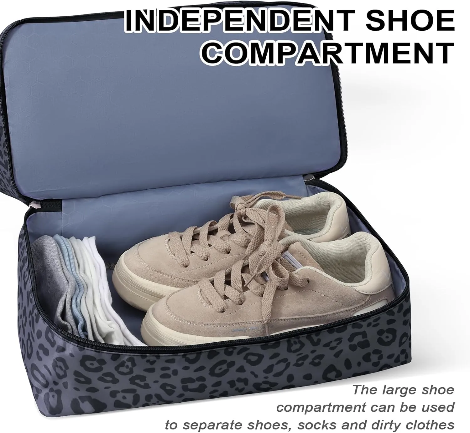 WOOMADA Weekender Bag for Women, Travel Duffel Bags with Shoe Compartment & Wet Pocket, Personal Item Bag for Airlines