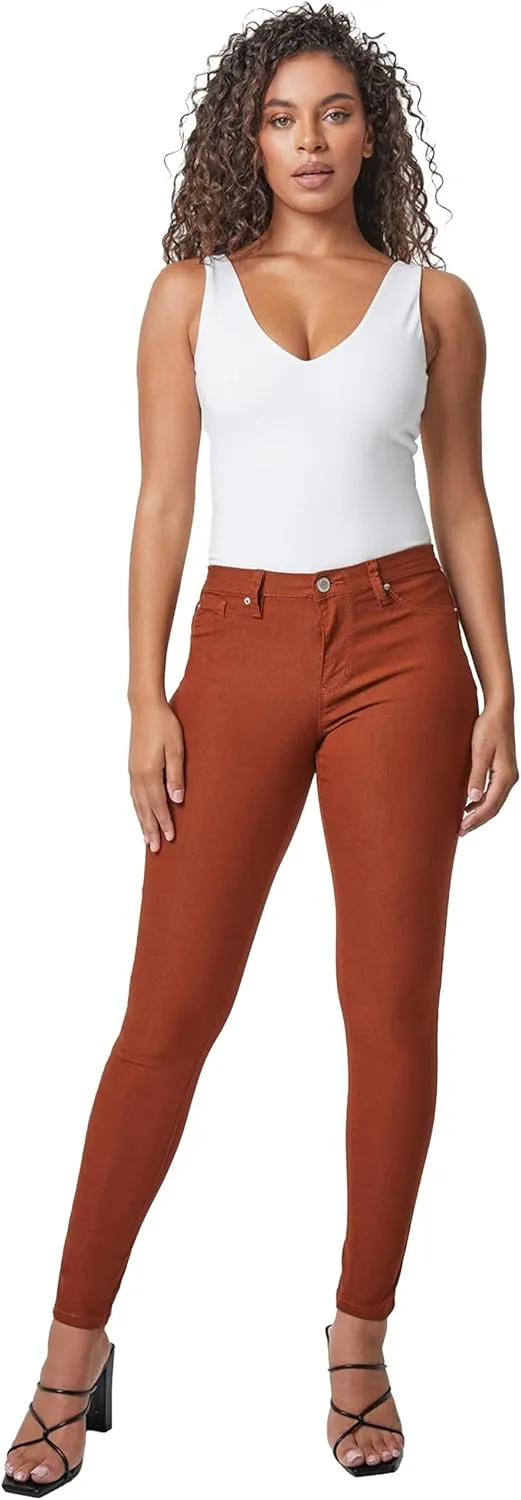 YMI Women's Hyperstretch Midrise Skinny
