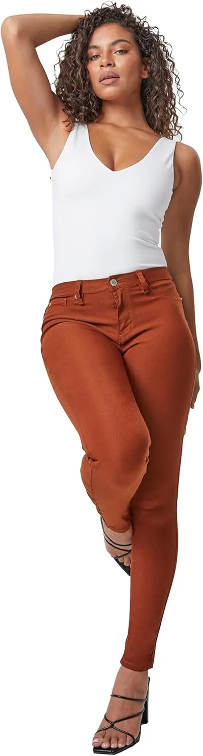 YMI Women's Hyperstretch Midrise Skinny