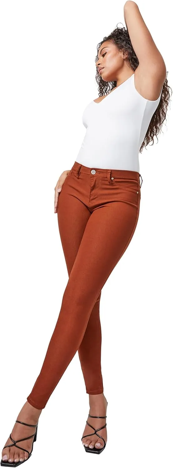 YMI Women's Hyperstretch Midrise Skinny