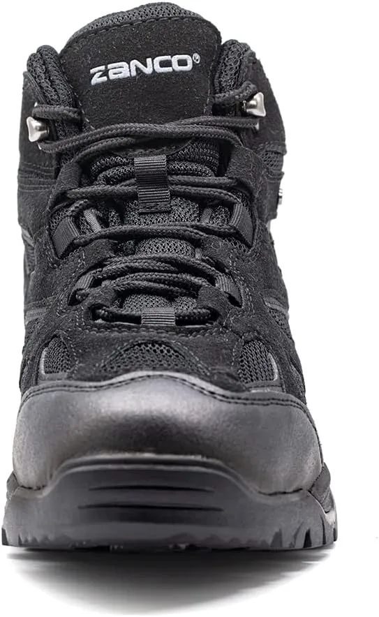 ZANCO MEN'S WATERPROOF MID-TOP HIKING BOOTS FOR OUTDOOR TREKKING CAMPING BACKPACKING