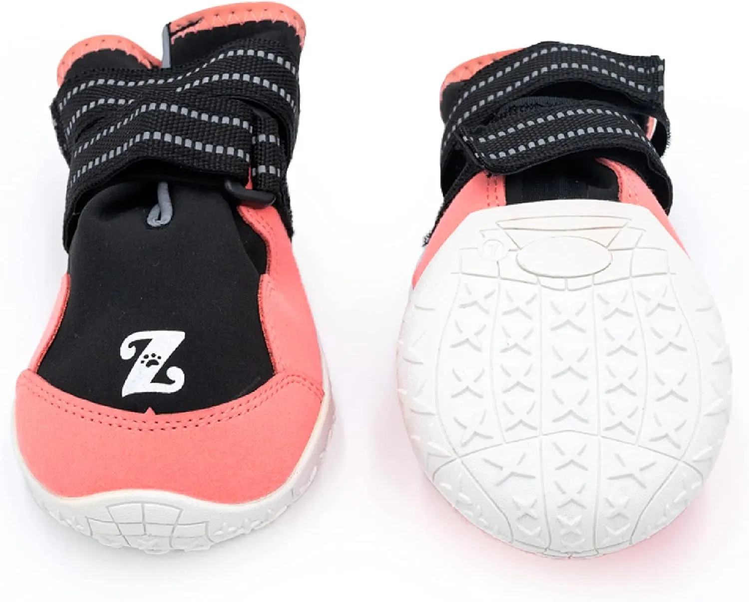 ZippyPaws Adventure Boots - Dog Shoes for Paw Protection from Hot and Cold, Dog Booties for Winter & Summer, Dog Shoes for Large & Small Dogs - Pink, S - Size 4
